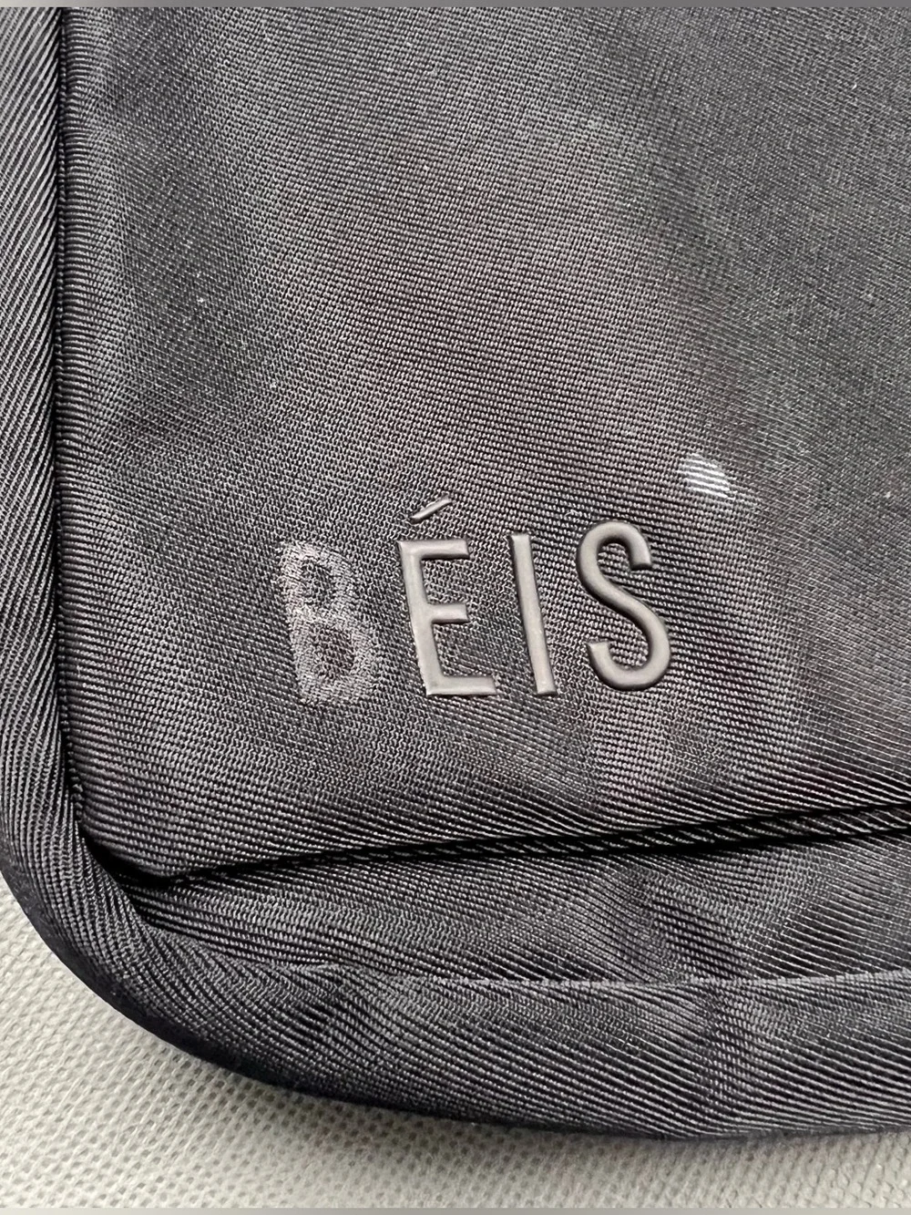 BEIS Magnetic Close Clutch Black Zip